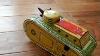 1930 S Marx Doughboy Tin Litho Tank Wind Up Toy Vintage Wwi