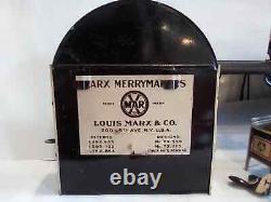 1931 Marx Merry Makers Vintage Tin Toy With Marquee & Repro Box Fully Working