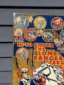 1938 Original Lone Ranger Marx Target Game Amazing Condition With Box! Rare