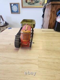 1940's VINTAGE TIN MARX TOY GIANT REVERSING TRACTOR TRUCK