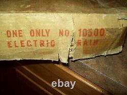 1940s Tin VINTAGE MARX STREAM LINE STEAM TYPE ELECTRIC TRAIN SET ORIGINAL BOX