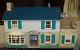 1950's 1960s Vintage MARX Style Tin Lithograph Two Story Colonial Doll House