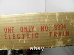 1950's Tin VINTAGE MARX STREAM LINE STEAM TYPE ELECTRICAL TRAIN SET Orig BOX
