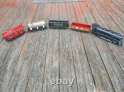 1950s Vintage MARX USA 8994 NYC New York Central Tin Litho Boxed Train Set