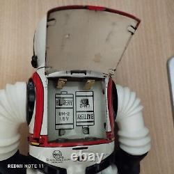 1960s Vintage MARX COLONEL HAP HAZARD ASTRONAUT ROBOT BATTERY OP Tin Toy Japan