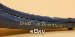 1961 vintage FLINTSTONES Linemar DINO the dinosaur windup tin toy Marx Japan