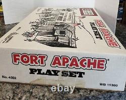 1995 Marx Toys Fort Apache Tin Lithograph Play Set Vintage Commemorative Edition