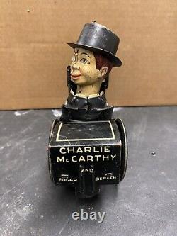 Charlie McCarthy Benzine Buggy Marx Vintage 1930's Wind-up Tin Toy Edgar Bergen