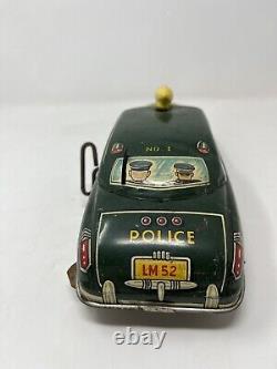 Dick Tracy Squad Car No. 1 Marx Toys Tin Litho 1949 Vintage 11 Inch