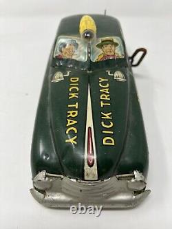 Dick Tracy Squad Car No. 1 Marx Toys Tin Litho 1949 Vintage 11 Inch