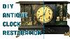 Diy Antique Clock Restoration 1920s Ingraham Mantel Clock Case Repair
