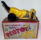 Ex++ Disney 1939 Pluto Tinlever Actionwind-up Toy By Marx+reproduction Box Set