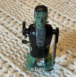 FRANKENSTEIN, Rare Vintage Windup Wind Up Tin Toy by Marx, 1963 WORKS, See Video