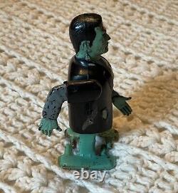 FRANKENSTEIN, Rare Vintage Windup Wind Up Tin Toy by Marx, 1963 WORKS, See Video