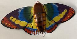 For Repair Vintage 1960s Marx Tin Litho WindUp Toy Butterfly made Japan J-9862
