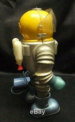 Hi-Bouncer moon scout Marx toy battery operated remote control Tin vintage Japan
