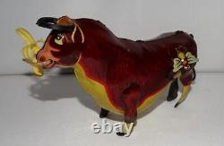 High Grade Boxed Set Disney 1938 Ferdinand The Bull Tin Wind-up Toy By Marx