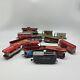 Lot of 12 Vintage Marx Tin Trains And 2 Train Stations