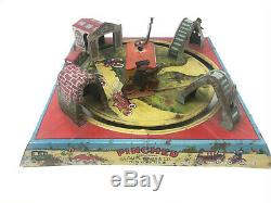 Louis Marx Pinched Tin Litho Table Top Toy, Vintage 1920's ('27)