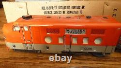 Louis Marx Train Set Tin Litho Box Diesel Type Vintage 6000 Southern Pacific
