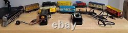 Louis Marx Vintage Electric Train And Tin Wagon Set Plus Transformer