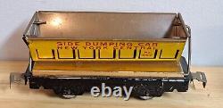 Louis Marx Vintage Electric Train And Tin Wagon Set Plus Transformer