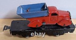 Louis Marx Vintage Electric Train And Tin Wagon Set Plus Transformer