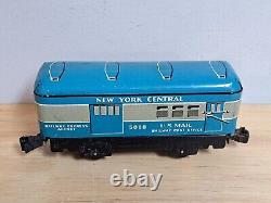 Louis Marx Vintage Electric Train And Tin Wagon Set Plus Transformer