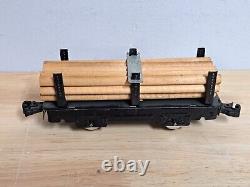 Louis Marx Vintage Electric Train And Tin Wagon Set Plus Transformer