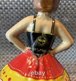 MARX BALLERINA SPINNING TOP LITHO TIN TOY BALLET DANCER Vtg 1930S WORKS