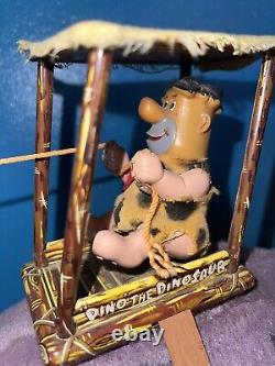 MARX Flintstone / Dino Electric Tin Toy Vintage 1960's Japan Rare Working
