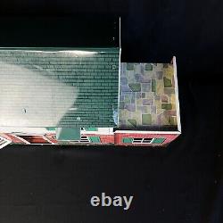 MARX TIN LITHO Colonial DOLL HOUSE 2 Story RARE Vintage