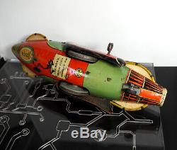 Marx 1934 Vintage Buck Rogers Police Patrol Tin Windup Rocket Ship