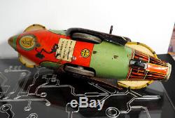 Marx 1934 Vintage Buck Rogers Police Patrol Tin Windup Rocket Ship