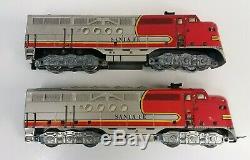 Marx 21 A/A Santa Fe O Gauge Tin Metal Diesel Engine Vintage Locomotive