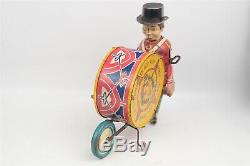 Marx Charlie McCarthy Vintage Drummer Boy Tin Windup Toy for Display
