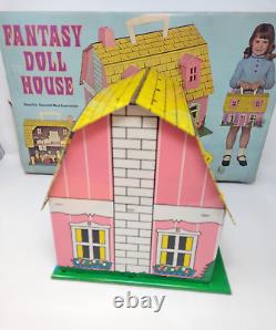 Marx Fantasy Doll House Tin 2 Story Vintage Style 4002 Complete With Box