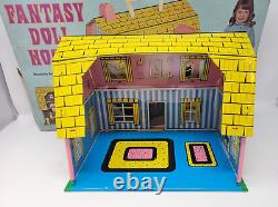 Marx Fantasy Doll House Tin 2 Story Vintage Style 4002 Complete With Box