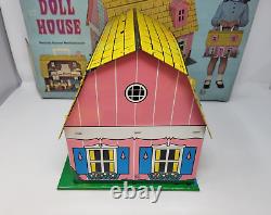 Marx Fantasy Doll House Tin 2 Story Vintage Style 4002 Complete With Box