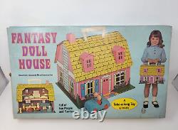 Marx Fantasy Doll House Tin 2 Story Vintage Style 4002 Complete With Box