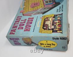 Marx Fantasy Doll House Tin 2 Story Vintage Style 4002 Complete With Box