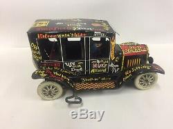 Marx Jalopy Tin Car- Model T Ford- Superb- Vintage Tin Toy