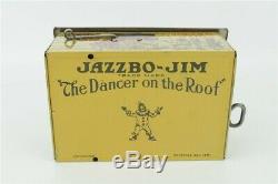 Marx Jazzbo Jim Black Americana Vintage 1920s Litho'd Tin Wind Up Toy Working