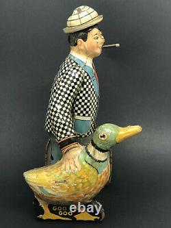 Marx Joe Penner Wanna Buy a Duck, Vintage 1930's Wind-Up, Tin Litho