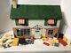 Marx Metal Vintage Doll House Tin Litho Two Story Colonial 1950s