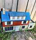 Marx Metal Vintage Doll House Tin Litho Two Story Colonial With Dormer 1950s