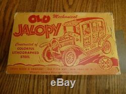 Marx Old Jalopy Tin Toy Vintage Car In Box