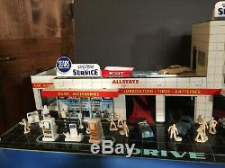 Marx Sears Allstate Happi Time Service station with elevator Tin Toy vintage