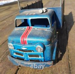 Marx Tin Truck 1950s 60s Lamar US Air Force Troop Transport Metal Vintage Toy