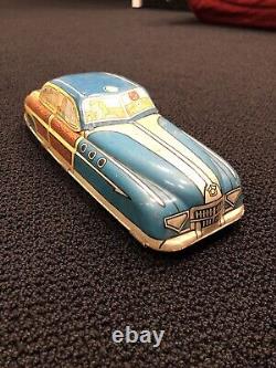 Marx Tin Wind Up Vintage 1950's Toy Car